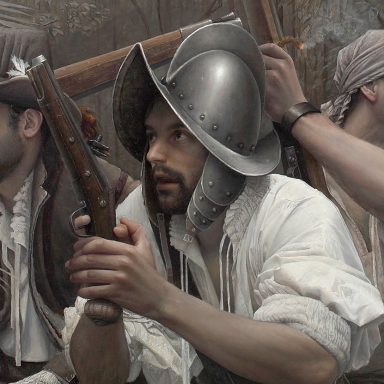 "La Crisis"_Mikel Olazábal_Oleo sobre lino_Detalle